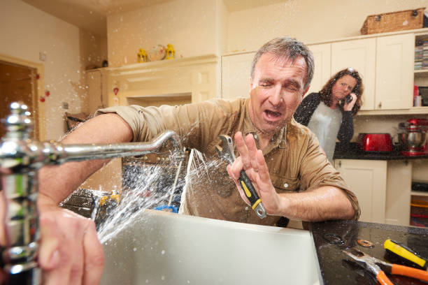 Water damage restoration process in Devens, MA